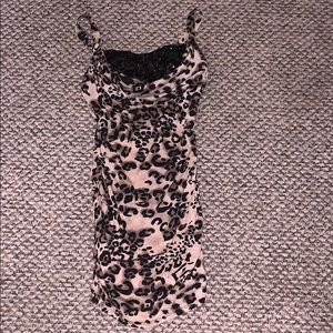 Leopard print dress